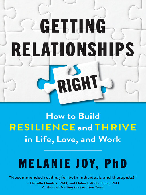 Title details for Getting Relationships Right by Melanie Joy - Available